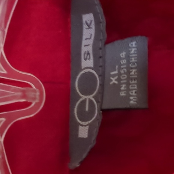 Go Silk Red 100 Percent Cotton Jacket Cardigan. - Picture 4 of 9